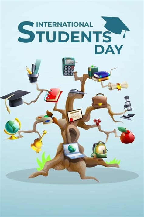 International Students Day (2024) Poster And Drawing Ideas For School ...
