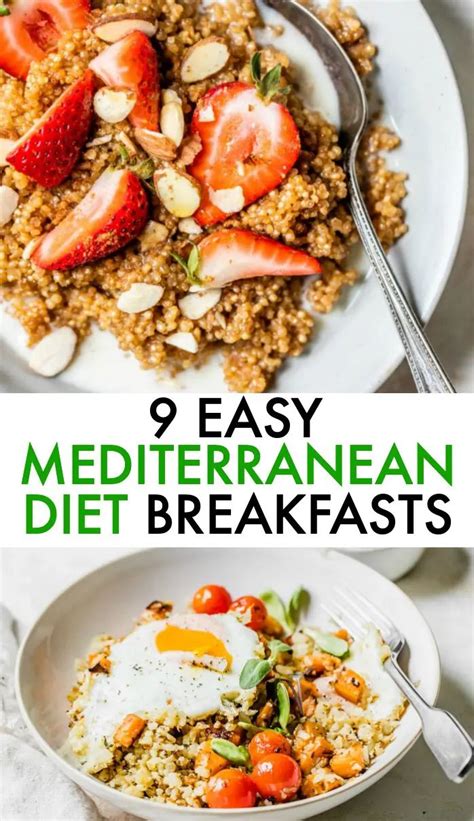 quick and easy mediterranean diet recipes