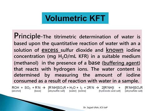 Karl Fischer Titration (KF titration) | PDF