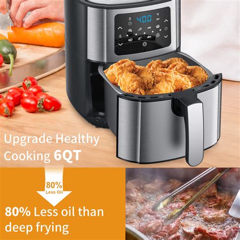 Buy Air Fryer, BLUE STONE 8 in 1 Electric Hot Air Fryer with LCD Touch ...