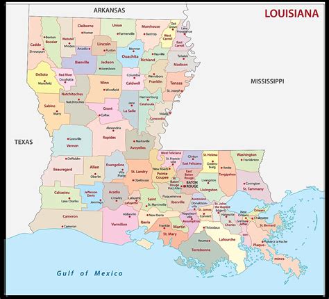 Louisiana Maps & Facts - World Atlas