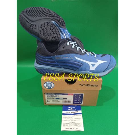 Jual SEPATU BADMINTON MIZUNO WAVE CLAW 2 BLUE JP CODE ORIGINAL - 43 ...