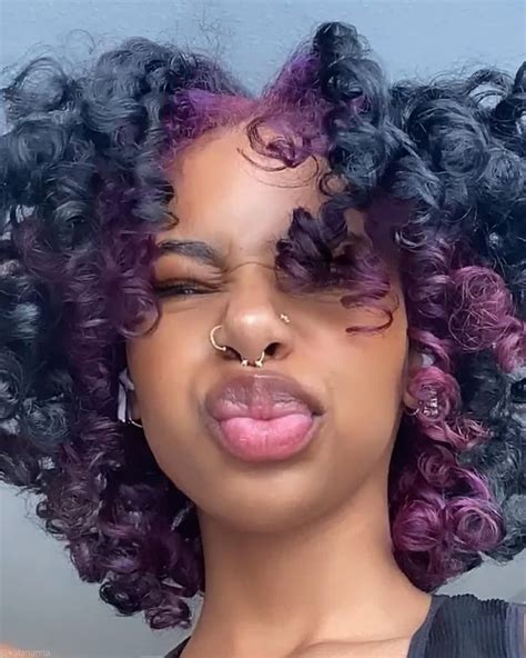 Dyed Curly Hair, Dyed Natural Hair, Natural Hair Styles Easy, Dye My ...