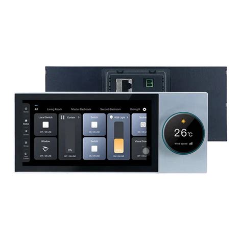 TECPHILE 6'' Smart LCD Control Panel For Zigbee Devices | Concept Kart
