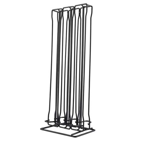 Black Color Chrome Plating Iron Coffee Capsule Storage Rack for Holding ...
