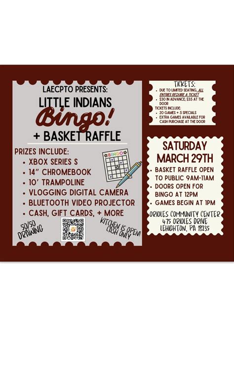 Little Indians Bingo, 475 Orioles Dr, Lehighton, PA 18235, United ...
