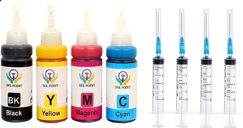 INK POINT Refill Ink Compatible with Canon Pixma E3370, E4570, MG2577S ...