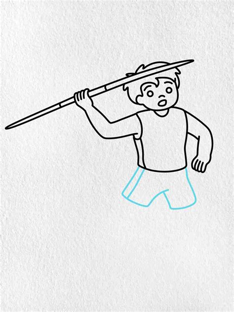 Easy Javelin Drawing - HelloArtsy