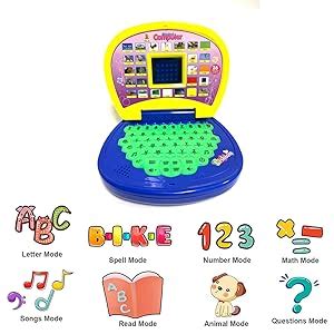 Wembley Kids Computer Toy Baby Laptops for Kids 1 2 3-6 Years Activity ...