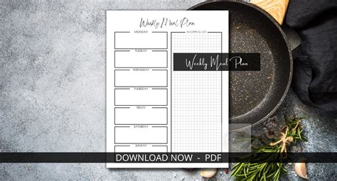 Weekly Menu Plan Printable 的图像结果