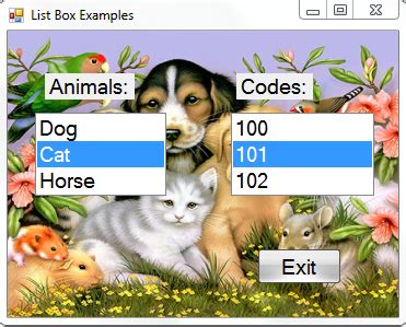 Image result for List Box Examples