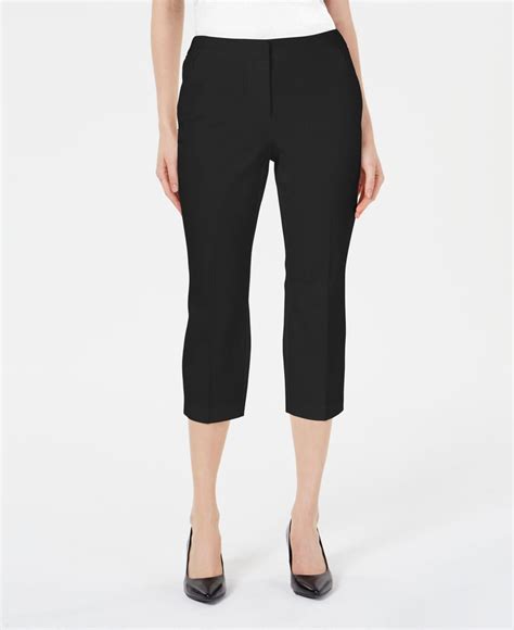 Alfani Women's Petite Capri Pants Black Size 2 P - Walmart.com