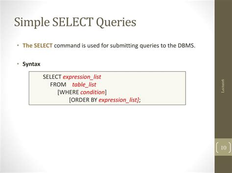 Simple SQL Query 的图像结果