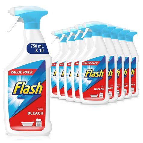 Flash Multi Purpose Bleach Spray, Floor Cleaner & Grease Remover, Fresh ...