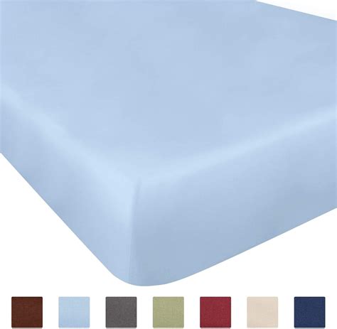 Amazon.com: Extra Deep Pocket Fitted Sheet - Single Fitted Sheet Only ...