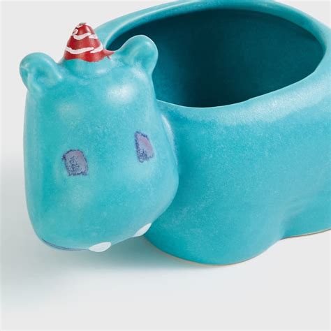 Buy Corsica Eden Ceramic Hippo Planter from Home Centre at just INR 299.0