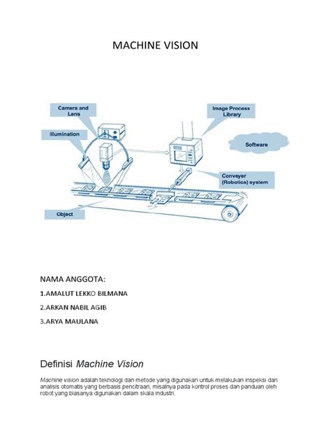 Machine Vision | PDF