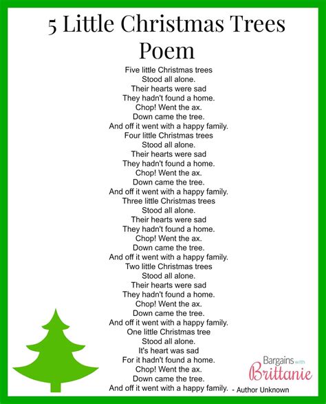 Poem Needles Christmas Tree at Amy Batten blog
