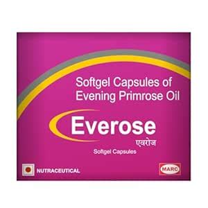 MARC REAL GOLD Everose Evening Primrose Oil Capsules 1000 mg | Healthy ...