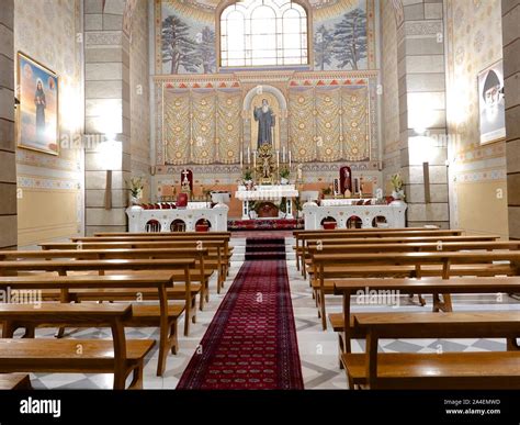 The interior of the Maronite Catholic Church in Rome, Italy Stock Photo ...