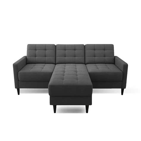 Alessa 4 Seater Reversible Modular Sofa & Chaise with Ottoman – TORQUE ...