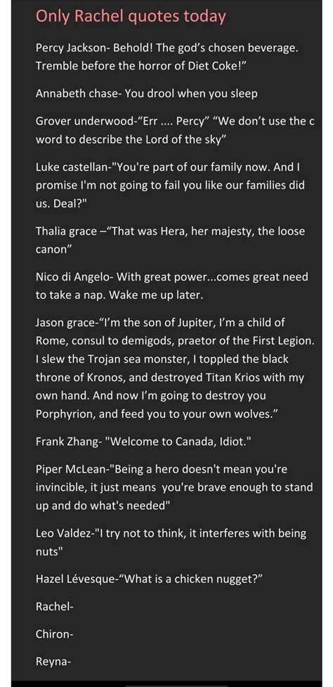Percy Jackson Leo Quotes
