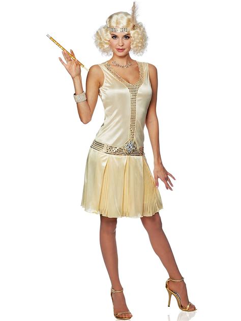 Women's 20's Debutante Flapper Dress Costume | Abiti riadattati, Abiti