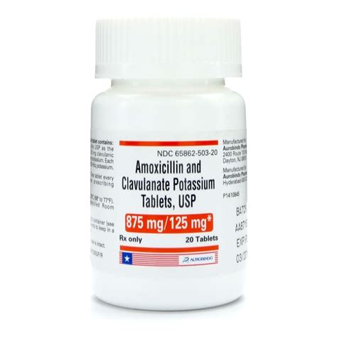 Antibiotic With Amoxicillin And Clavulanate at Lynn Potter blog