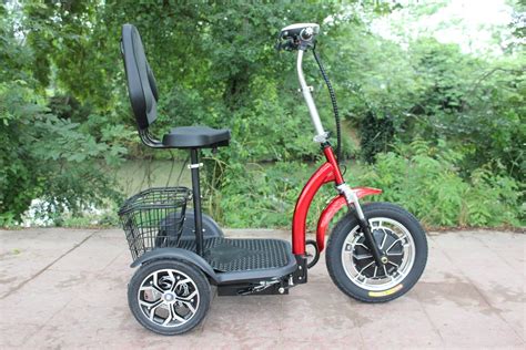 48V 500W Three 3wheel Electric Mobility Scooter for Old People ...
