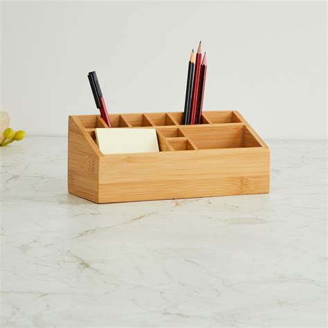 Buy Regan Bamboo Desk Organiser from Home Centre at just INR 899.0