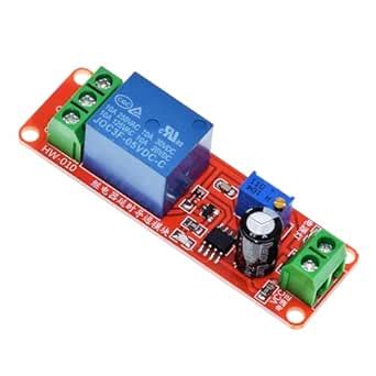 amiciSmart NE555 Timer Switch Module 5V DC Adjustable Delay Relay Board ...