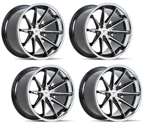Corvette Wheels: Ferrada CM2 - Machine Face w/ Chrome Lip (Set) – Surf City Corvettes