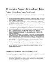 Image result for Problem Solution Essay Topics
