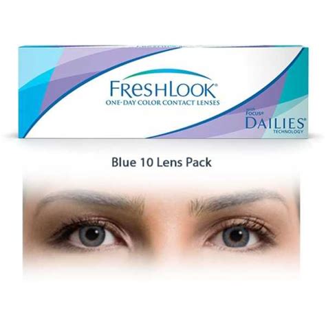 Ciba Vision Freshlook One Day Colorblends Daily Contact Lens (-7.5 ...