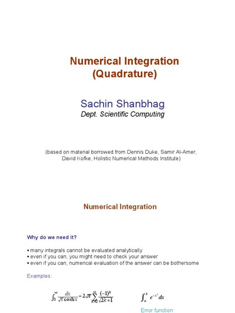 Numerical Integration Example 的图像结果