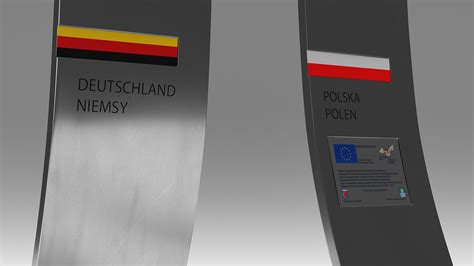 Poland Germany Border Gate 3D Model - TurboSquid 2007464