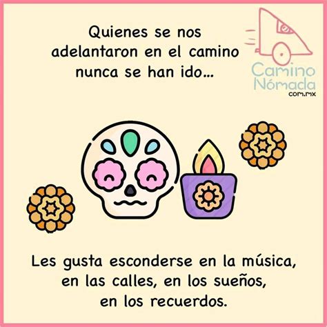 Pin de Natasha Backx en Español en 2024 | Frases dia de muertos ...