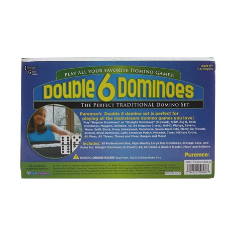 Double 6 Black Dot Dominoes - Professional Size | AreYouGame | Domino ...