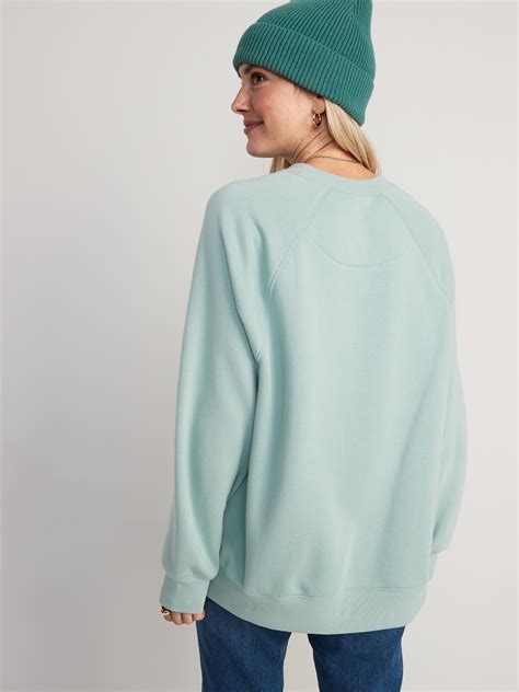 Oversized French Terry Tunic Sweatshirt for Women | Old Navy