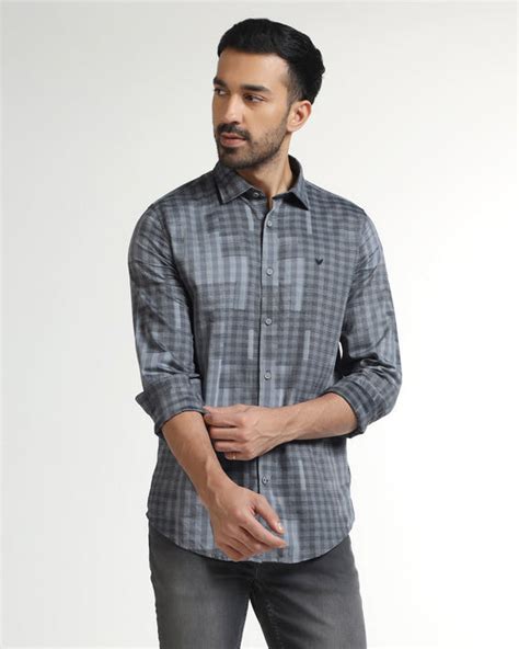 Buy Navy Check Shirt Online at Blackberrys