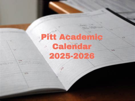 Pitt 2025-2026 Academic Calendar - Academiccalendars.net