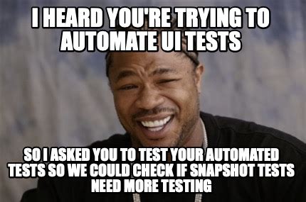 Automation Testing Meme 的图像结果