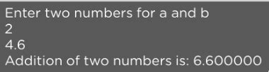 Addition Program in C++ 的图像结果
