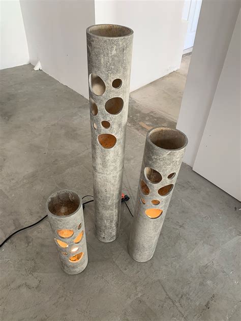 Pin by ELENA on современное садоводство | Concrete lamp, Concrete ...