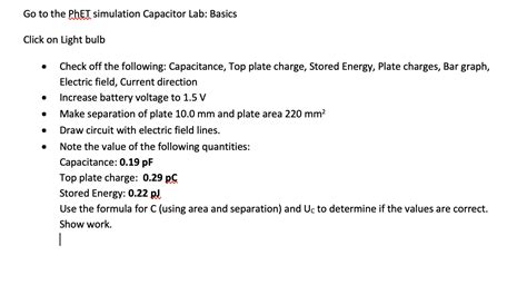 Capacitor Lab Basics PhET Simulation 的图像结果