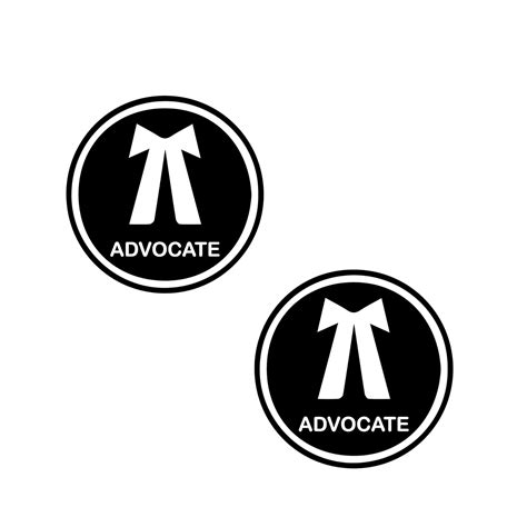 SIGN EVER 2Pcs Advocate Stickers for Car and Bike Waterproof Window ...