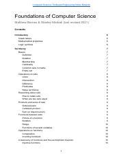 Image result for Foundations of Computer Science Class