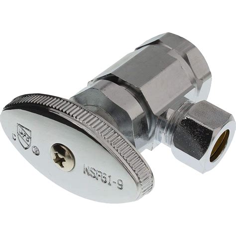Departments - VALVE - CHROME 1/2 X 3/8 ANGLE IPS