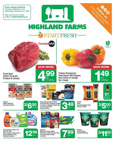 Highland Farms Flyer September 15 to 21