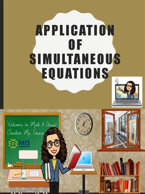 Image result for Applications of Simultaneous Equations